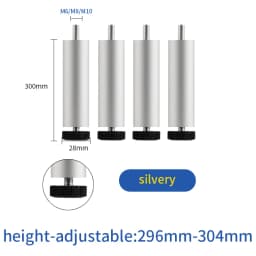 Adjustable furniture support foot cushion round tube bracket heightened washing machine refrigerator shoe cabinet heightenedfeet