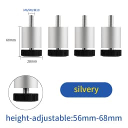 Adjustable furniture support foot cushion round tube bracket heightened washing machine refrigerator shoe cabinet heightenedfeet