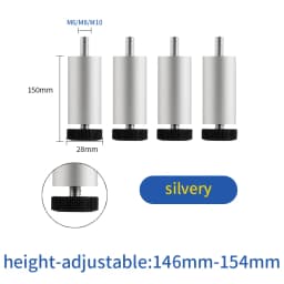 Adjustable furniture support foot cushion round tube bracket heightened washing machine refrigerator shoe cabinet heightenedfeet