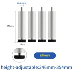 Adjustable furniture support foot cushion round tube bracket heightened washing machine refrigerator shoe cabinet heightenedfeet