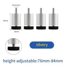 Adjustable furniture support foot cushion round tube bracket heightened washing machine refrigerator shoe cabinet heightenedfeet