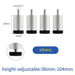 Adjustable furniture support foot cushion round tube bracket heightened washing machine refrigerator shoe cabinet heightenedfeet