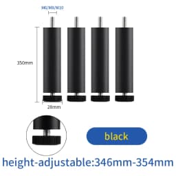 Adjustable furniture support foot cushion round tube bracket heightened washing machine refrigerator shoe cabinet heightenedfeet