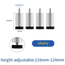 Adjustable furniture support foot cushion round tube bracket heightened washing machine refrigerator shoe cabinet heightenedfeet