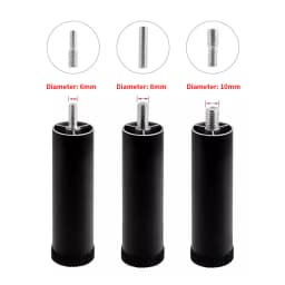 Adjustable furniture support foot cushion round tube bracket heightened washing machine refrigerator shoe cabinet heightenedfeet