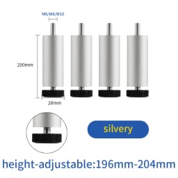 Adjustable furniture support foot cushion round tube bracket heightened washing machine refrigerator shoe cabinet heightenedfeet