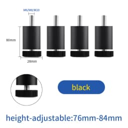 Adjustable furniture support foot cushion round tube bracket heightened washing machine refrigerator shoe cabinet heightenedfeet