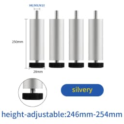 Adjustable furniture support foot cushion round tube bracket heightened washing machine refrigerator shoe cabinet heightenedfeet