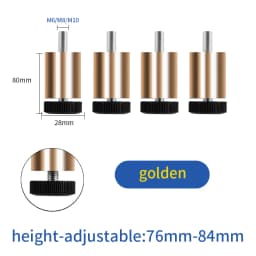 Adjustable furniture support foot cushion round tube bracket heightened washing machine refrigerator shoe cabinet heightenedfeet