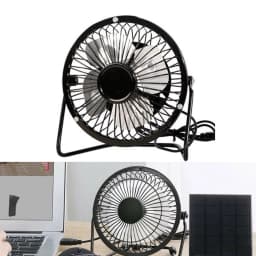 Mini Fan USB Fan 14.5*15cm Black Lightweight Rotatable USB Powered Emergencies And Outdoor Work High Quality Summer