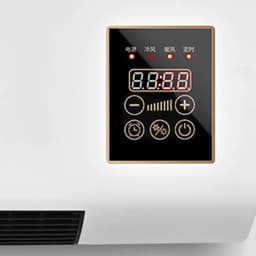 Wall Mounted Air Conditioner Mini Cooling and Heating Air Conditioner with Remote Control for Bedroom Living Room