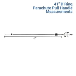 Furniture Parts & Accessories 2Pack Universal Recliner Release Cable Replacement D-Ring Pull Handle Sofa Chair