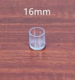 16Pcs Chair Leg Caps Rubber Feet Protector Pads Non-slip Transparent Table Covers Plugs Furniture Leveling Feet Home Decor