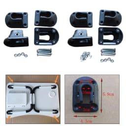 4x Reading Bed Table Leg Foldable Laptop Table Leg Connector Fixator Holder Folding Table Leg Corner Brackets