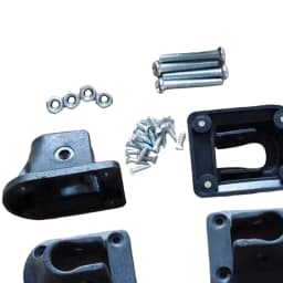 4x Reading Bed Table Leg Foldable Laptop Table Leg Connector Fixator Holder Folding Table Leg Corner Brackets