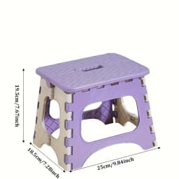 Adult Folding Step Stool, Foldable Stool, Suitable for Living Room, Kitchen, and Bathroom, Portable Travel Stool