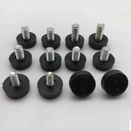 4-50Pcs PP Plastic Adjustable Feet Pad Screw M6 M8 M10 Table Chair Balck Leveling Foot Pad Furniture Leg Anti-shock Protection