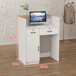 Salon Hairs Reception Desk For Modern Salon Professional Bar Counter Beauty Luxury Simple Resepsiyon Masası Commercial Furniture