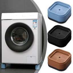 4 Pack Furniture Risers, Anti Slip Pads For Washing Machine Adjustable Bed Risers For Table Desk Couch Chair Sofa Cabinet