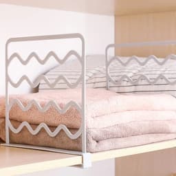 5-Pack Random Color Upgraded Adjustable Wardrobe Shelf Dividers Bedroom Furniture Organizers for Closet Storage