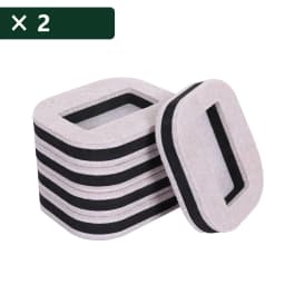 Office Chair Wheel Stopper Furniture Caster Cups Wood Floor Protectors Anti Vibration Pad Chair Roller Feet Anti-slip Mat