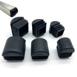 10pcs Square Plastic pipe inner plug Dust cover Steel tube Blanking End Cap Bung For ladder Furniture chair table Leg Protector
