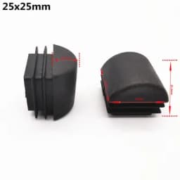 10pcs Square Plastic pipe inner plug Dust cover Steel tube Blanking End Cap Bung For ladder Furniture chair table Leg Protector