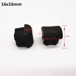 10pcs Square Plastic pipe inner plug Dust cover Steel tube Blanking End Cap Bung For ladder Furniture chair table Leg Protector
