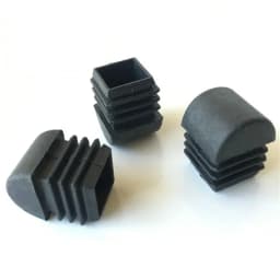 10pcs Square Plastic pipe inner plug Dust cover Steel tube Blanking End Cap Bung For ladder Furniture chair table Leg Protector