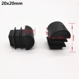 10pcs Square Plastic pipe inner plug Dust cover Steel tube Blanking End Cap Bung For ladder Furniture chair table Leg Protector