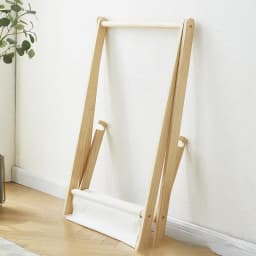 Solid Wood Floor Standing Clothes Hanger Simple Clothes Hanger Coat Drying Rack Stand Small in Kindergarten Performance Area