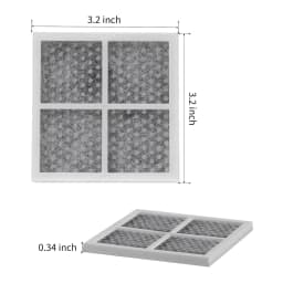 5 Packs Refrigerator Air Filter for LT120F,Replacement Fresh Air Filter Replacement Parts