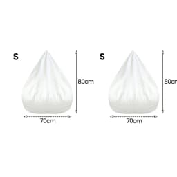 Adults Children Bean Bag Cover Large Lazy Sofa Chair Cover without Filler Cotton Linen Beanbag Chair Seat Ottoman Puff Sac