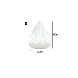Adults Children Bean Bag Cover Large Lazy Sofa Chair Cover without Filler Cotton Linen Beanbag Chair Seat Ottoman Puff Sac