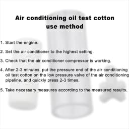 10PCS Car Aircon Oil Checker Refrigerant Oil Analyzer AC Oil Teste R134A Refrigeration Oil Level Checker