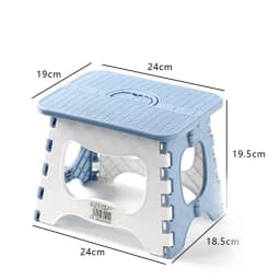 Heavy Duty Folding Stool Portable Lightweight Durable Plastic Camping Fishing Outdoor Picnic Kids Adults Home Non-Slip Gift