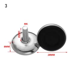 10Pcs Anti-slip Base Table Chair Leg Pad Floor Protector Leveling Feet Furniture Feet Chair Feet Level Furniture Adjustable Bolt