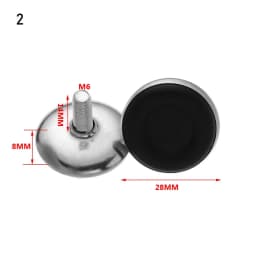 10Pcs Anti-slip Base Table Chair Leg Pad Floor Protector Leveling Feet Furniture Feet Chair Feet Level Furniture Adjustable Bolt