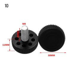 10Pcs Anti-slip Base Table Chair Leg Pad Floor Protector Leveling Feet Furniture Feet Chair Feet Level Furniture Adjustable Bolt