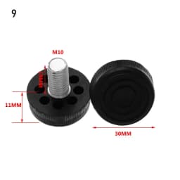 10Pcs Anti-slip Base Table Chair Leg Pad Floor Protector Leveling Feet Furniture Feet Chair Feet Level Furniture Adjustable Bolt