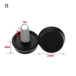 10Pcs Anti-slip Base Table Chair Leg Pad Floor Protector Leveling Feet Furniture Feet Chair Feet Level Furniture Adjustable Bolt