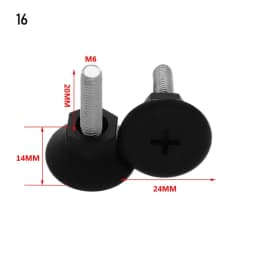 10Pcs Anti-slip Base Table Chair Leg Pad Floor Protector Leveling Feet Furniture Feet Chair Feet Level Furniture Adjustable Bolt