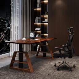 Nordic Creative L-shaped Writing Desk Modern Minimalist Executive Lift Computer Desk Solid Wood Electric Office Furniture FYCD