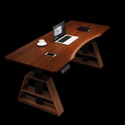 Nordic Creative L-shaped Writing Desk Modern Minimalist Executive Lift Computer Desk Solid Wood Electric Office Furniture FYCD