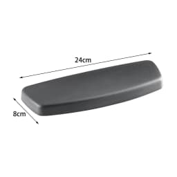 Black PU Universal Armrest Pad Set Computer Chair Arm Cover Soft Support Office Chair Parts for Home Workspace