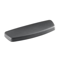 Black PU Universal Armrest Pad Set Computer Chair Arm Cover Soft Support Office Chair Parts for Home Workspace