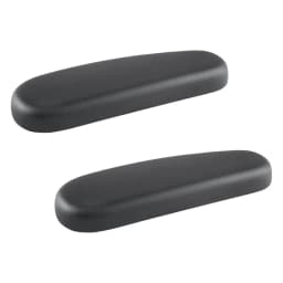 Black PU Universal Armrest Pad Set Computer Chair Arm Cover Soft Support Office Chair Parts for Home Workspace