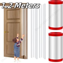 1.2M Safety Door Hinge Protector Cover Child Anti-pinch Hand Sealing Strip Clear Furniture Cabinet Folding Safety Edge Banding