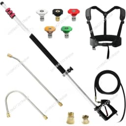 High pressure cleaner telescopic rod water gun 5 adjustable telescopic water gun 24FT telescopic water gun 5000