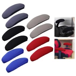 2Pcs Office Chair Armrest Covers Office Removable Arm Rest Covering Chair Arm Pads Protect Washable Elbow Support Forearm Relief